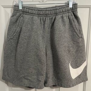 Gray Nike shorts